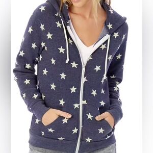 Alternative earth - Ladies' Eco-Fleece Adrian Full-Zip Hooded Sweatshirt - Stars